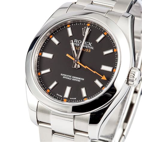 rolex millgaus black usati|rolex milgauss for sale.